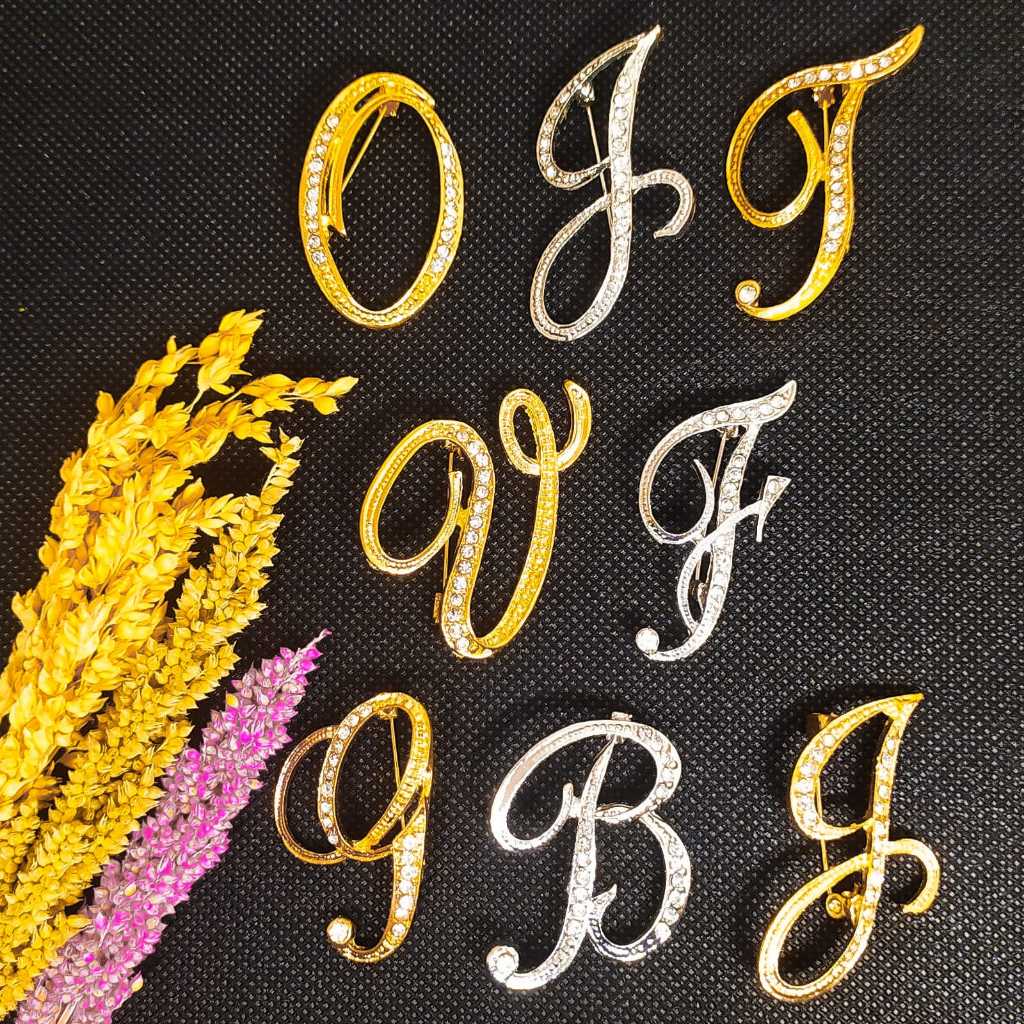 BROS HURUF / WARNA GOLD & SILVER / BROS HURUF LATIN / BROS ABJAD / BROS INISIAL / BROS JILBAB