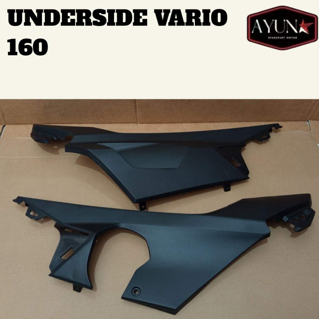Cover Under Side Sambungan Body Bawah Pijakan Kaki Honda Vario 160 Dek Samping Bawah Vario 160