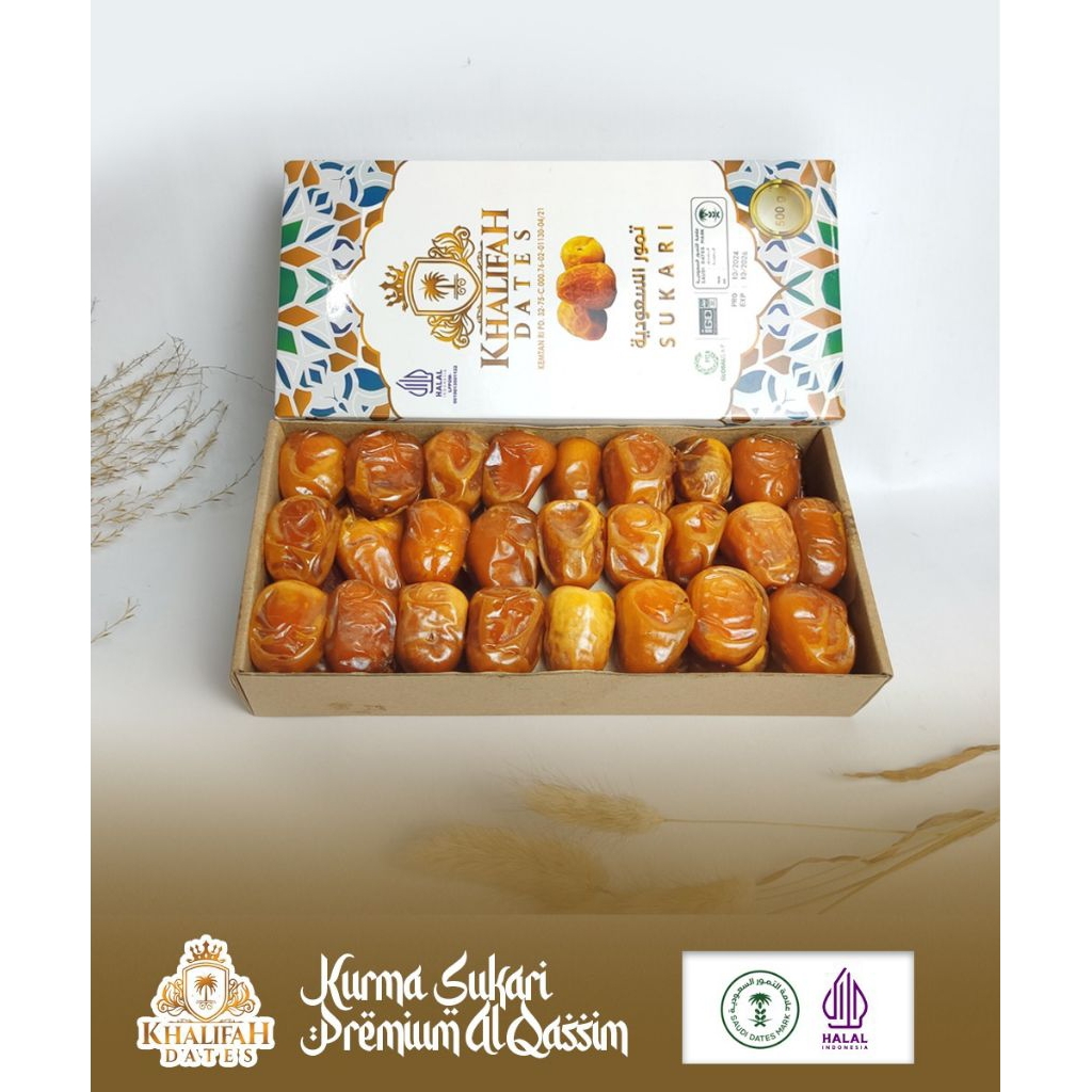 Kurma Sukkari Premium Khalifah Dates 500g