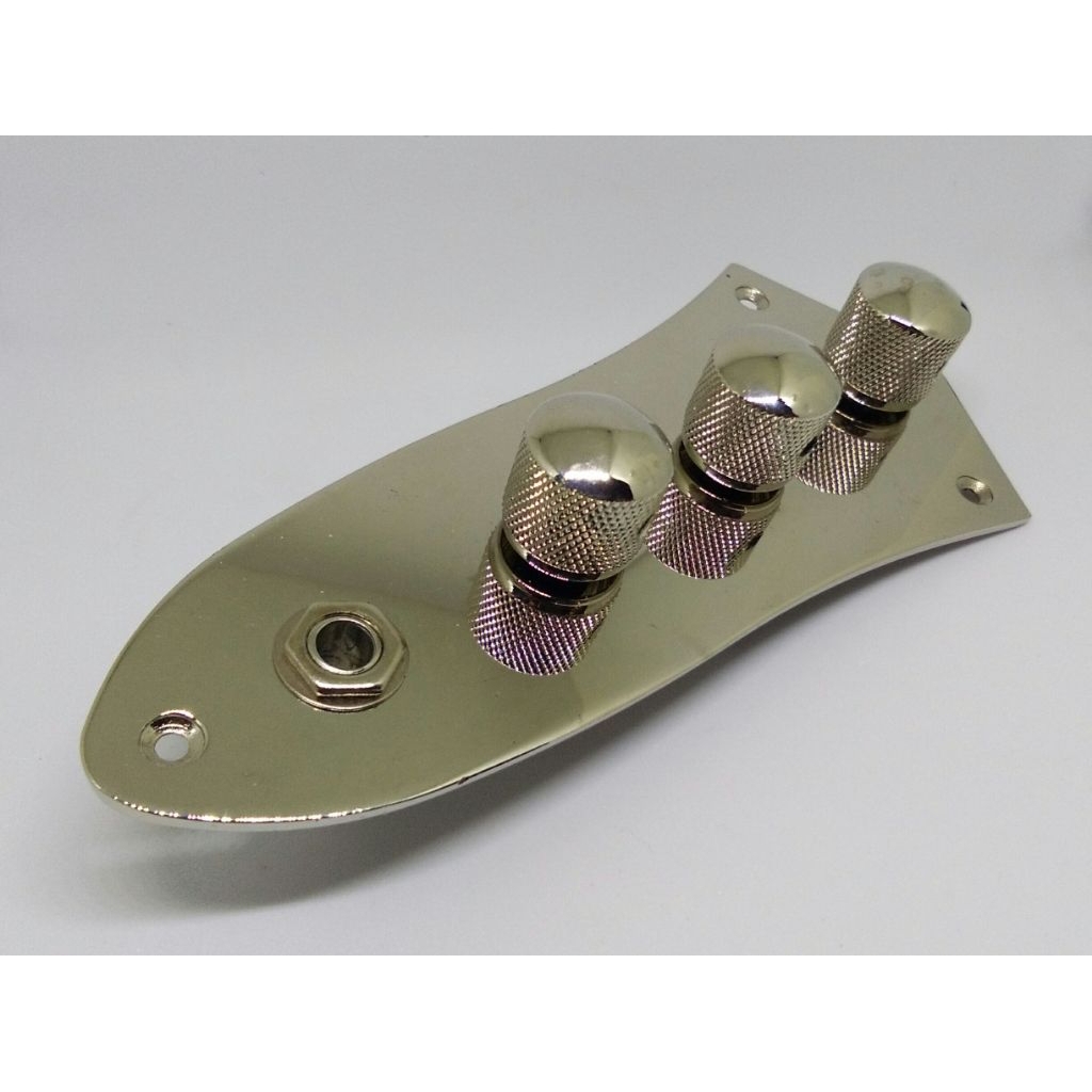 Guitar Prewiring Pasif Jazz Bass Set Chrome