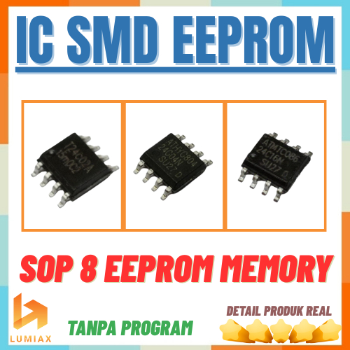 IC 24C02 24C04 24C16 EEPROM 8 Kaki SMD ic memory