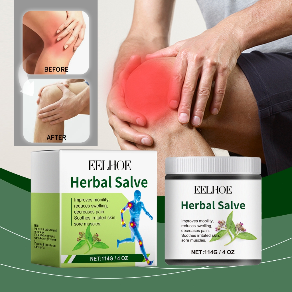 EELHOE Herbal Pain Relief Cream 114g Bunion Pain Relief Cream Gout Ointment Salep Gout Herbal Tiongk