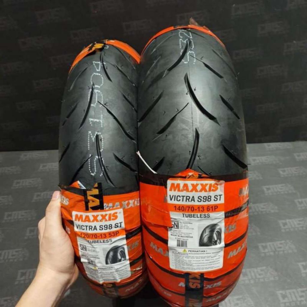 PROMO BAN MOTOR MAXXIS VICTRA RING 13 UKURAN 120/70 DAN 140/70