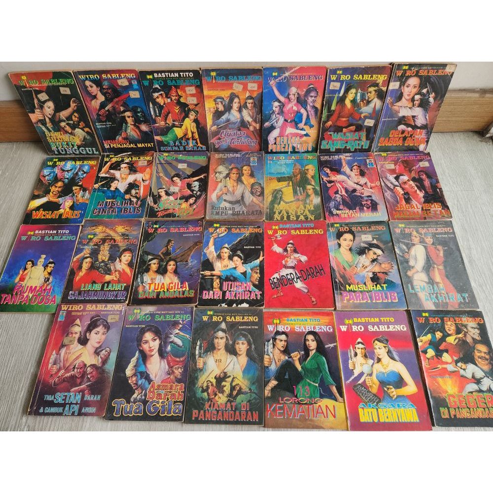 [BUY 5 GET 1 FREE] PRELOVED Novel Silat Wiro Sableng
