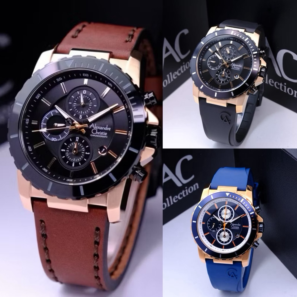 Jam Tangan Pria Alexandre Christie 6141 AC6141 (ORIGINAL)