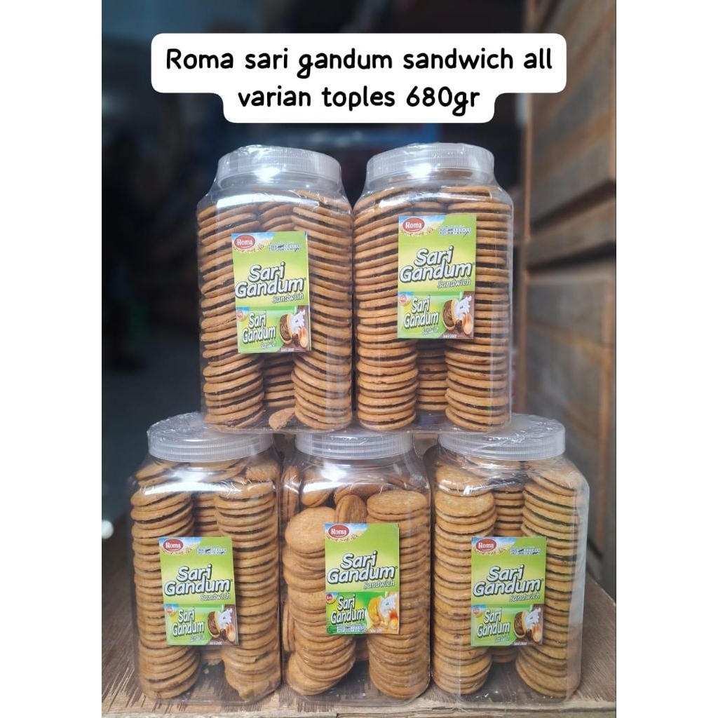 Roma Sari Gandum Sandwich All Varian Toples