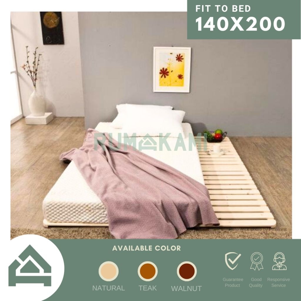 Palet Kayu Alas Tempat Tidur - Tatakan Dipan Kasur 140x200