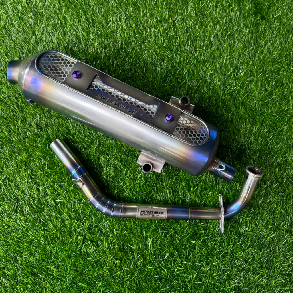 knalpot olympus std racing blue