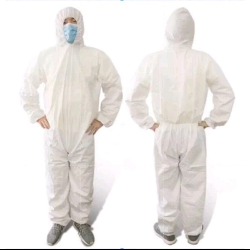TERLARIS | BAJU APD MEDIS | HAZMAT | COVERALL | MICROPORUS | WATERPROOF | JAS HUJAN