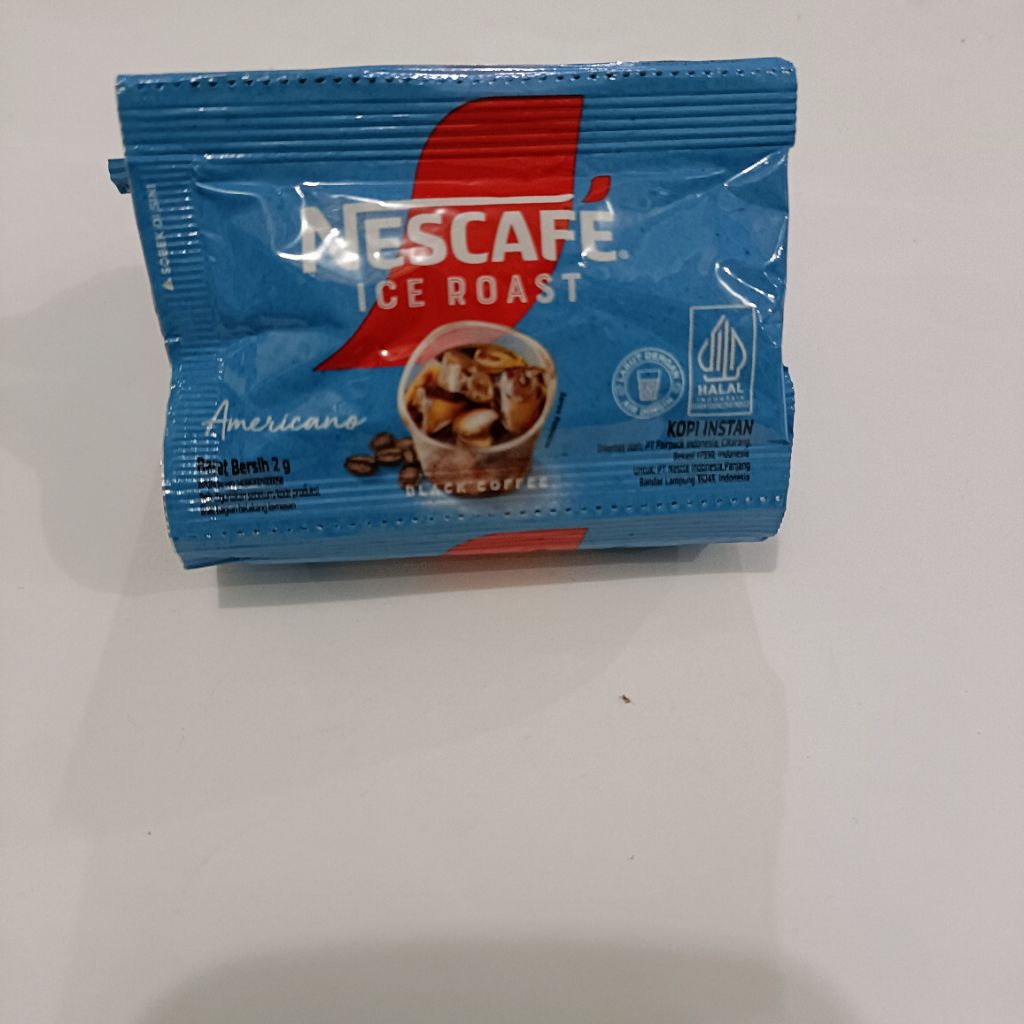 Nescafe Ice Roast renteng - Nescafe kopi Americano.