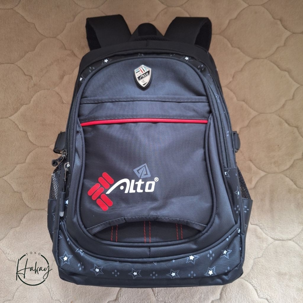 Tas Ransel Alto Hitam SD SMP SMA 77133F-0