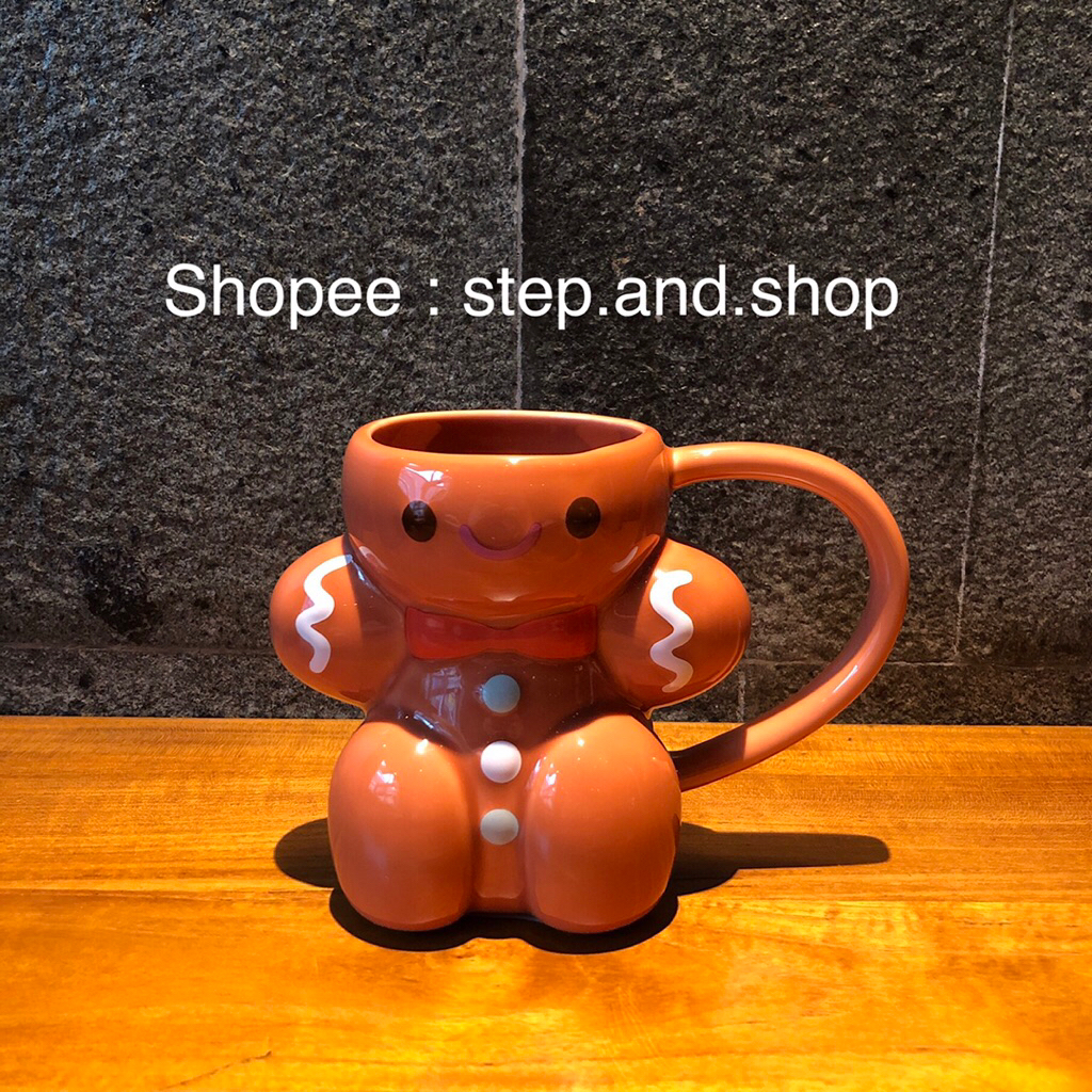 Starbucks Mug Ceramic - Gingerbread Shaped Mug Holiday 2025 - Limited Edition