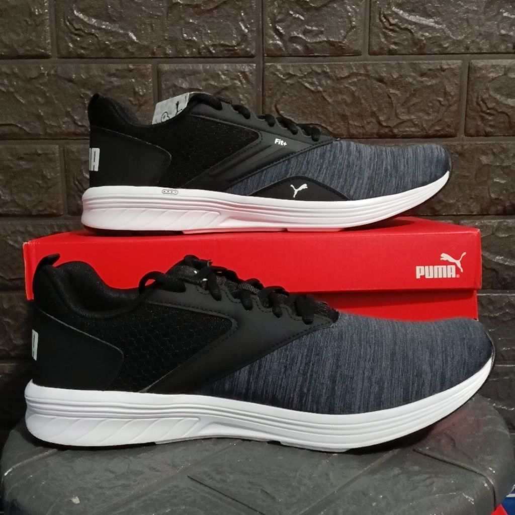Sepatu Puma NRGY Comet puma black-puma white (190556 06)