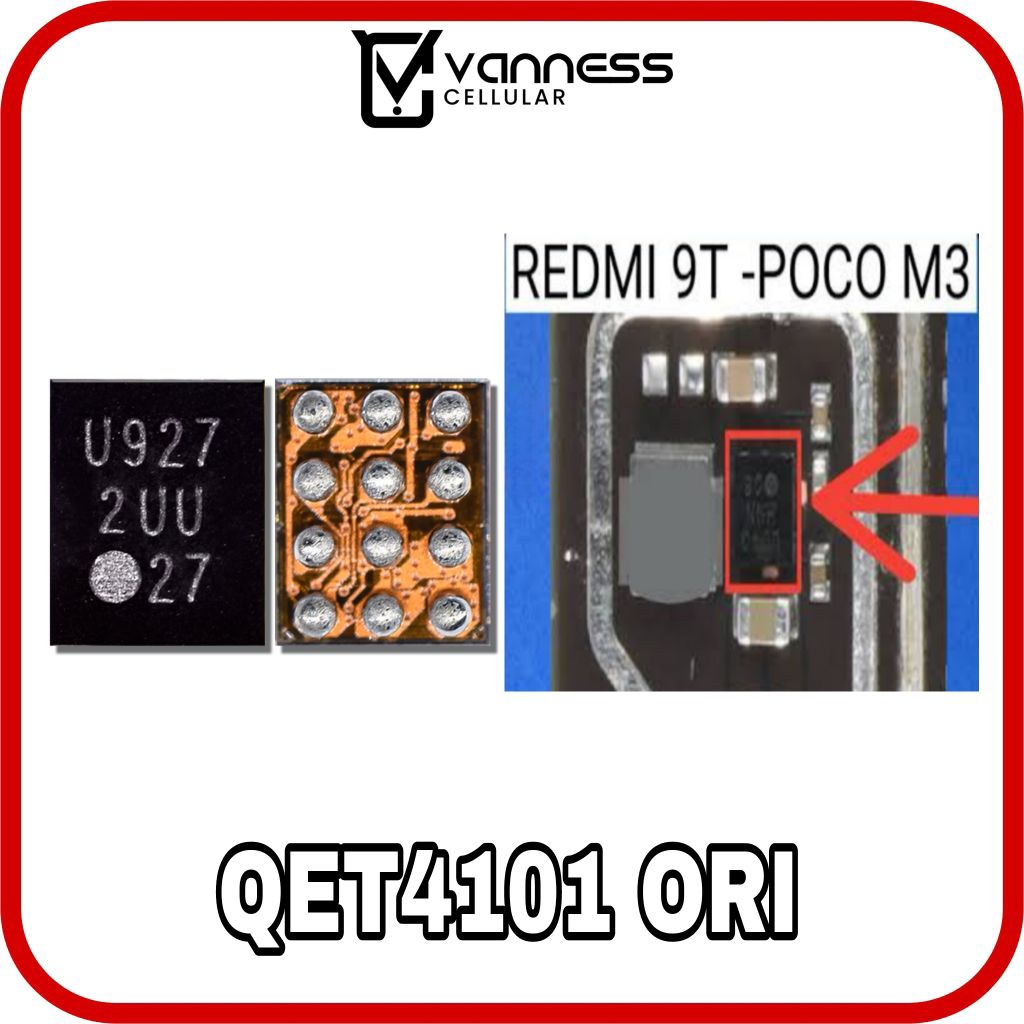 IC POWER SUPPLY NETWORK REDMI 9T / POCO M3 QET4101 ORI