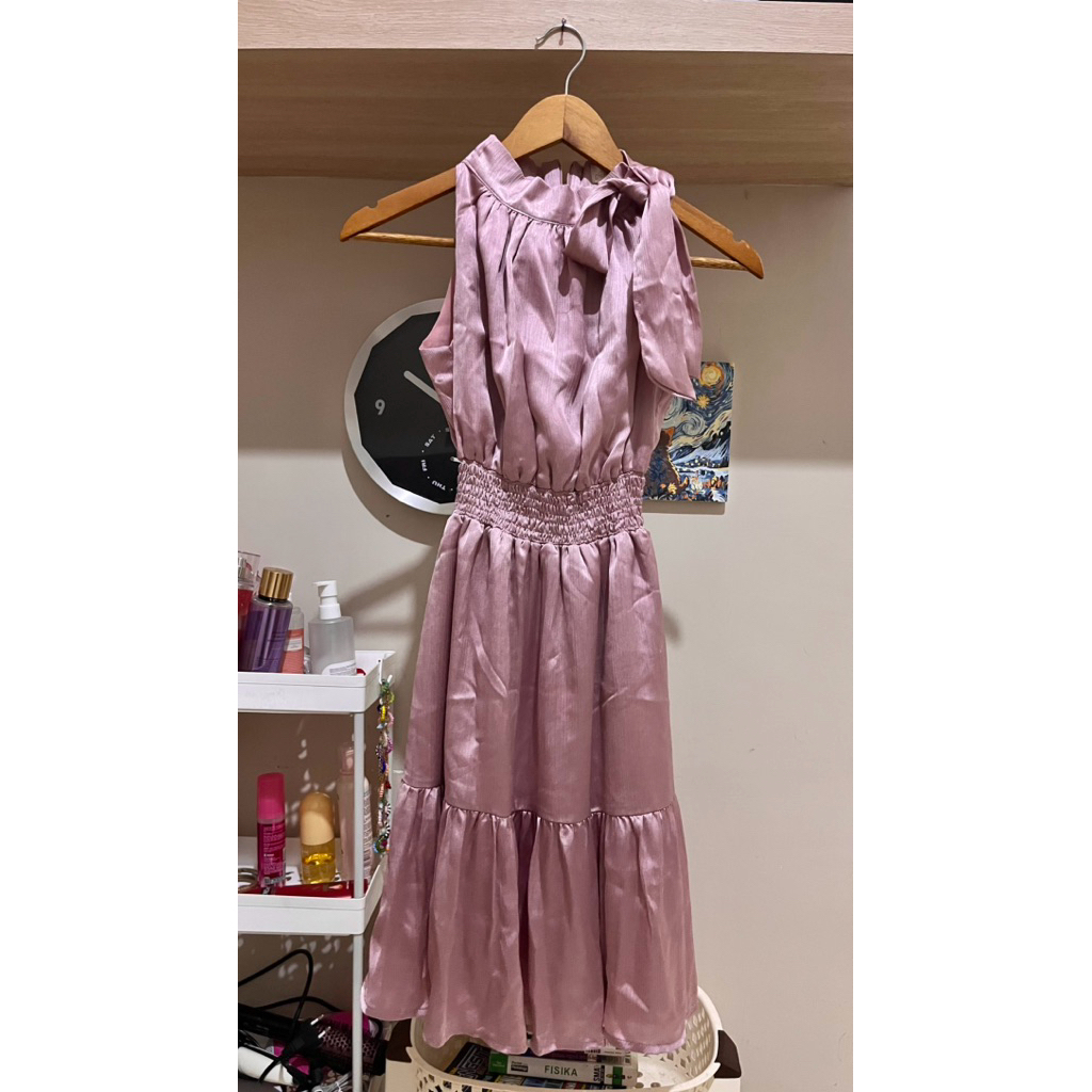 SILK DRESS PRELOVED PRIBADI