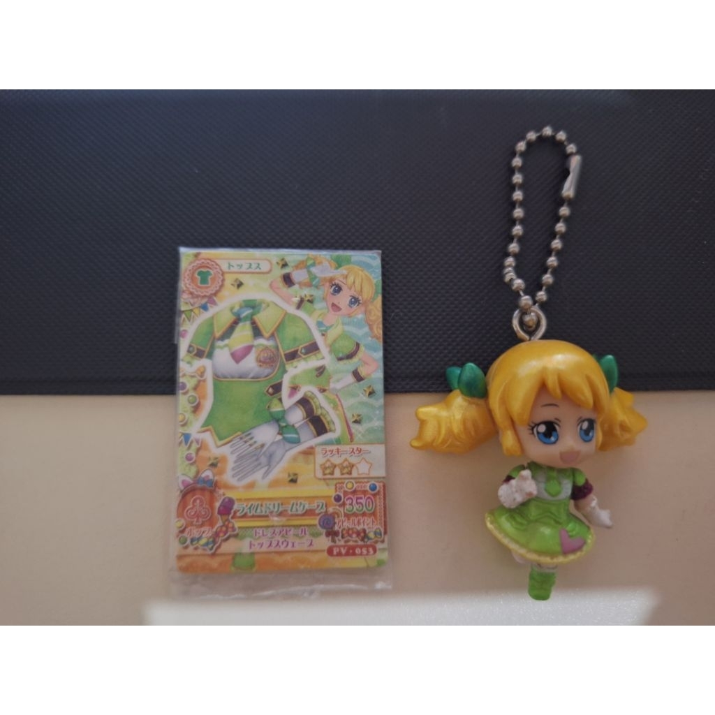 Dijual keychain Aikatsu Kii Saegusa