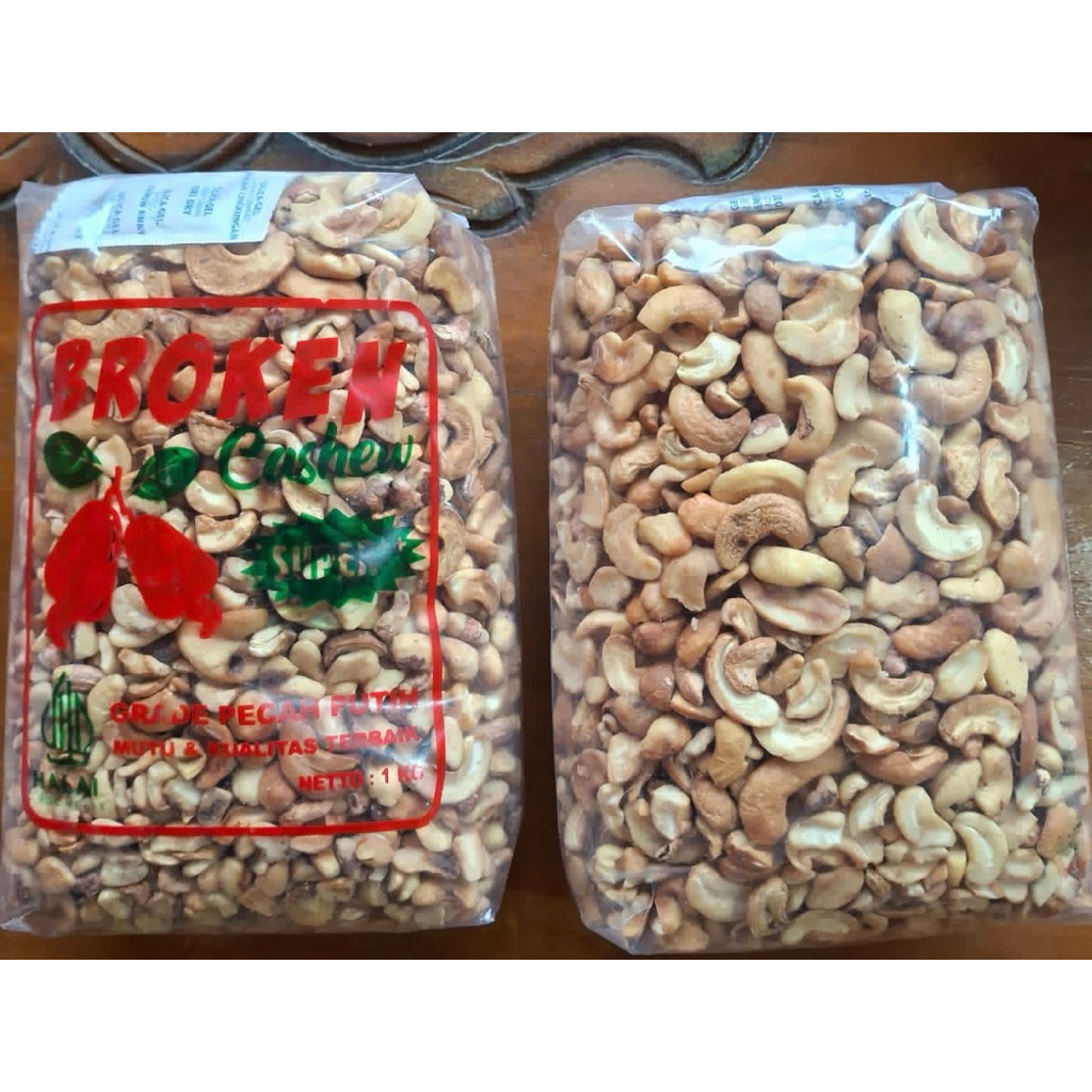 Kacang mete patahan mentah 1kg asli Wonogiri