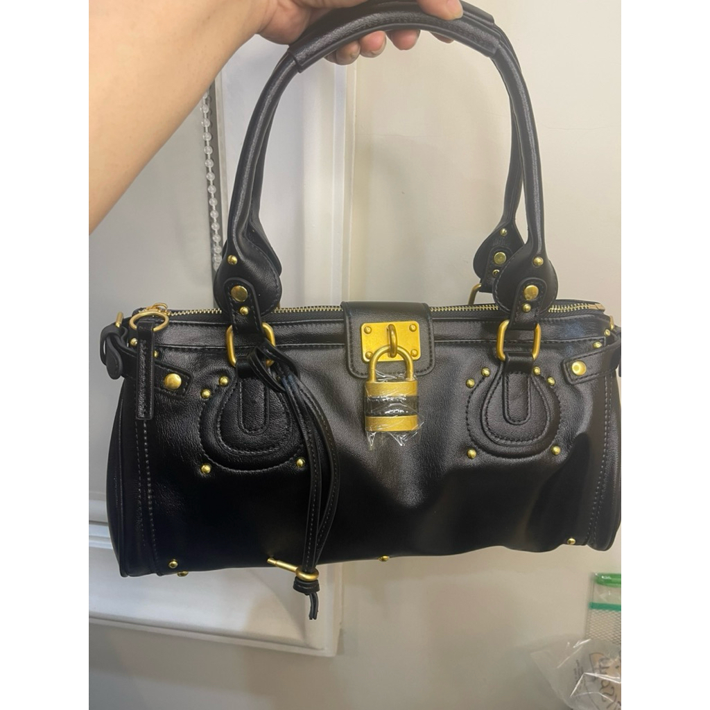 Tas Chloe Paddington shoulder bag (NAVY READY)