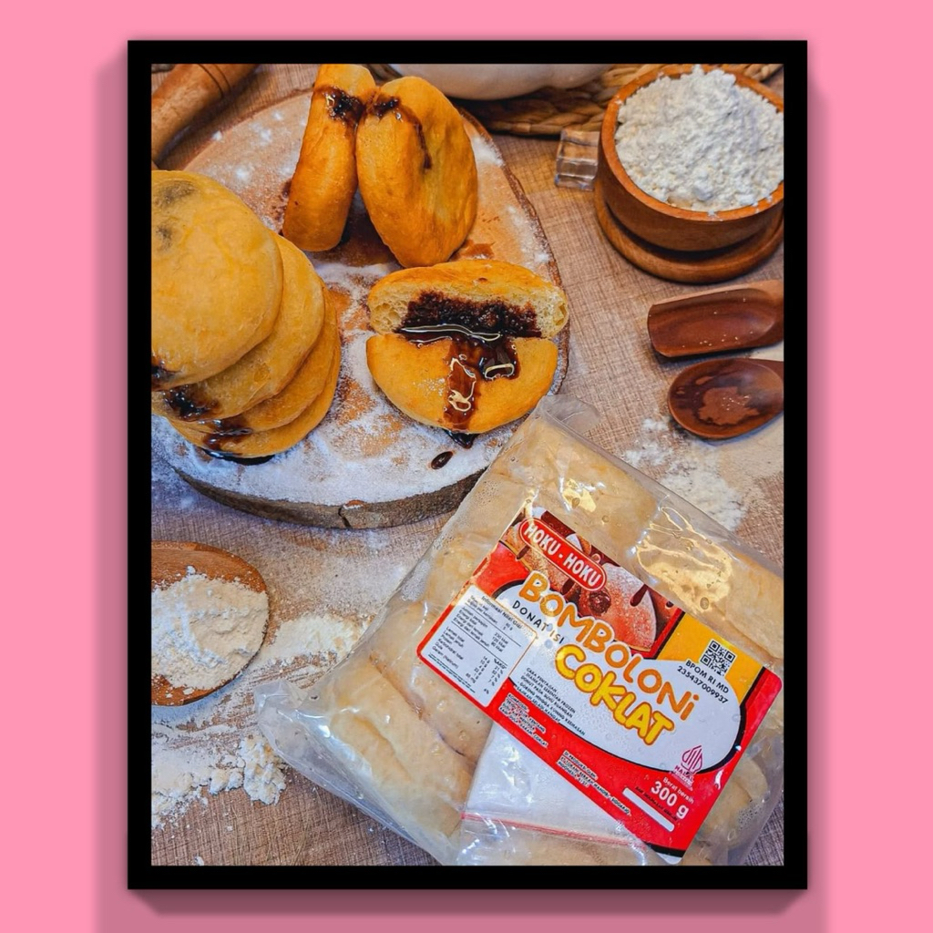 Donat Hoku-Hoku Bomboloni coklat