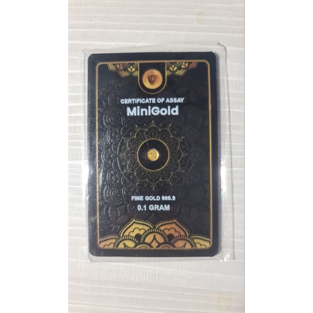 Mini Gold Black 0.1 Gram