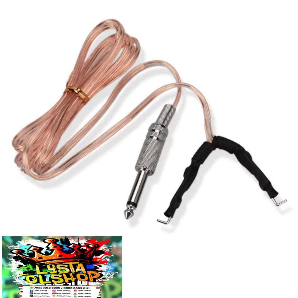 KabeL Tattoo CLip Cort Untuk Mesin Tattoo COiL