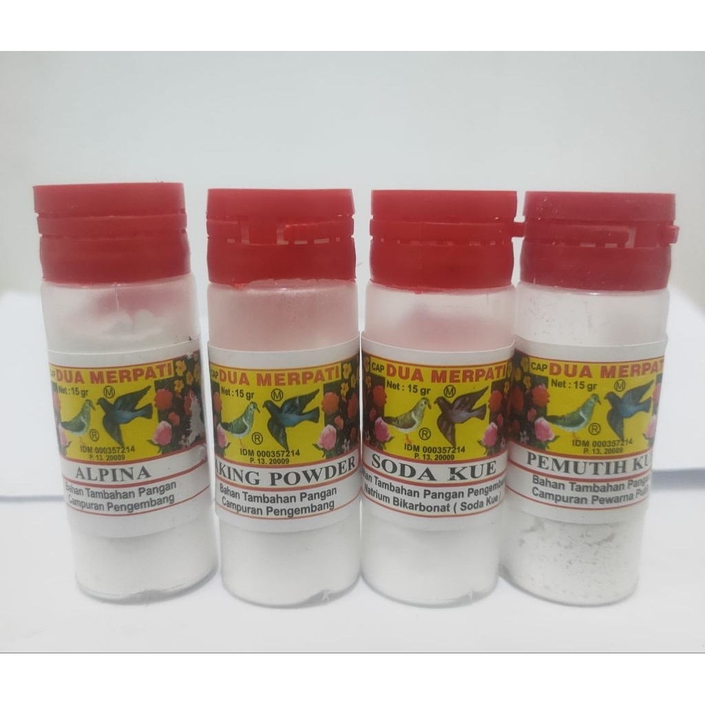 Baking Powder/Soda Kue/Alpina/Pemutih Kue 15gr