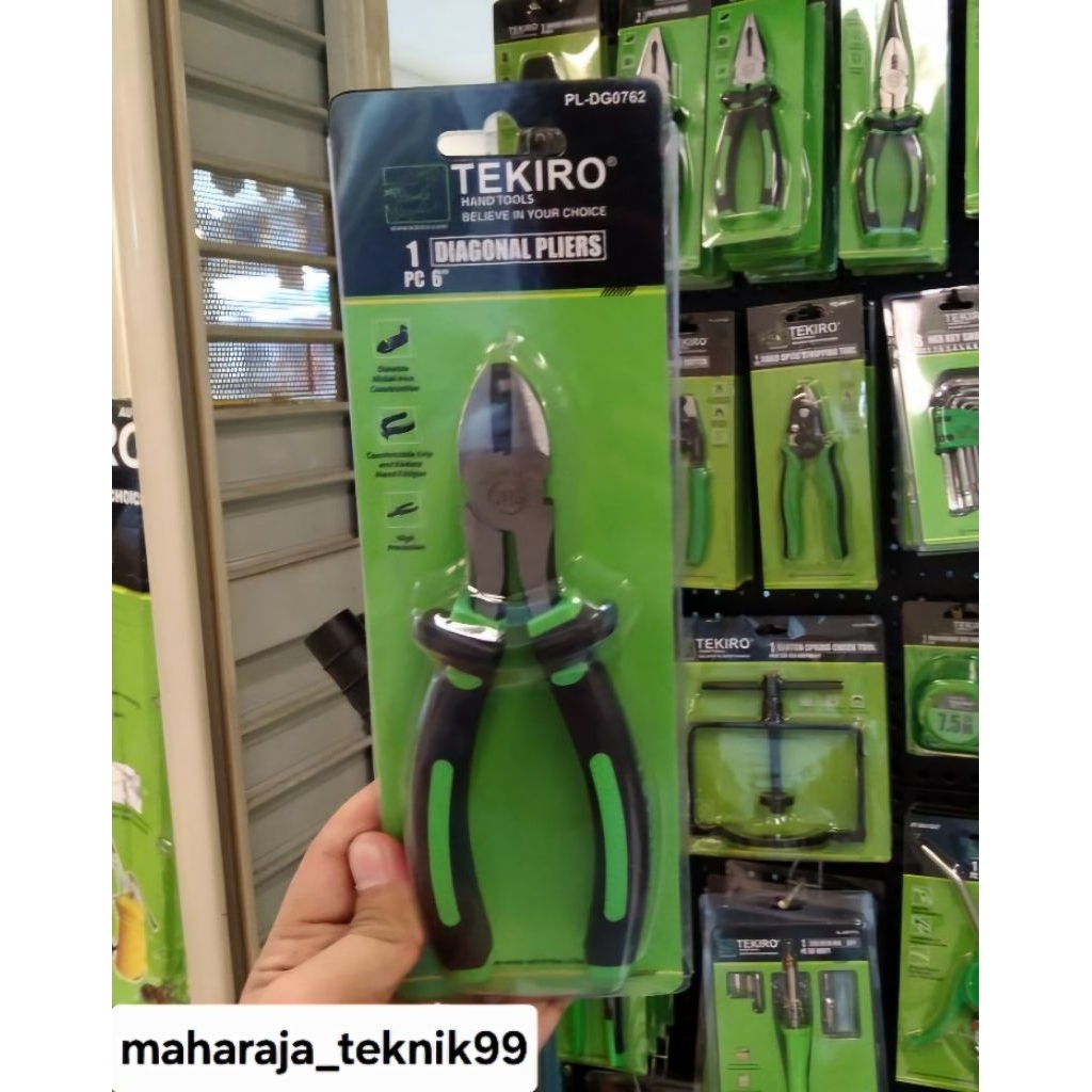 TEKIRO Tang Potong 6 Inch (N - R) /Tang Potong /tang knip/ Tools - Alat Perkakas