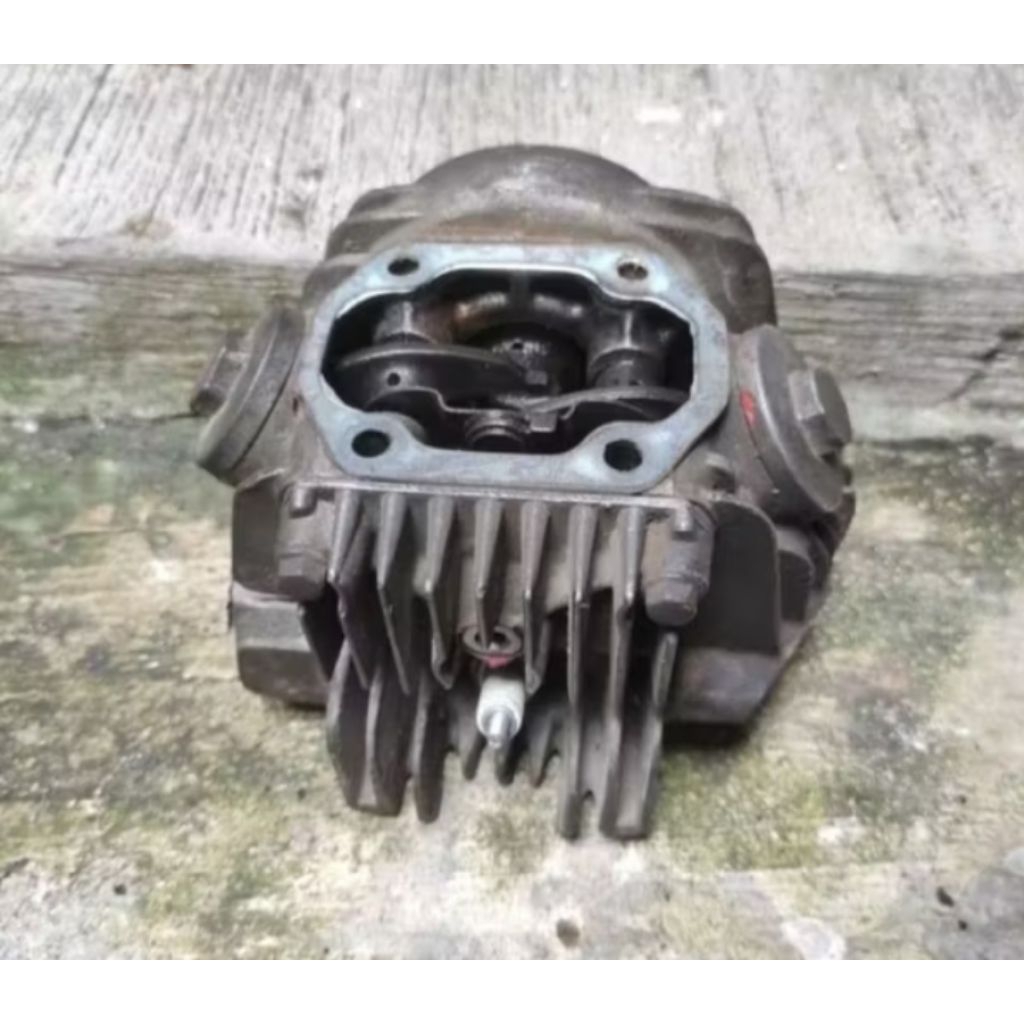 blok head bahan kosongan Honda Astrea grand legenda Supra fit lama original second copotan pnp