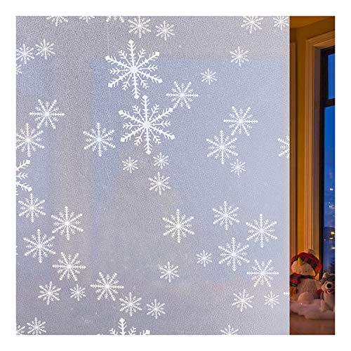 5METER STIKER KACA JENDELA PINTU SUNBLAST MOTIF BINTANG SALJU KACA FILM WINDOWS FILM MOTIF vincess