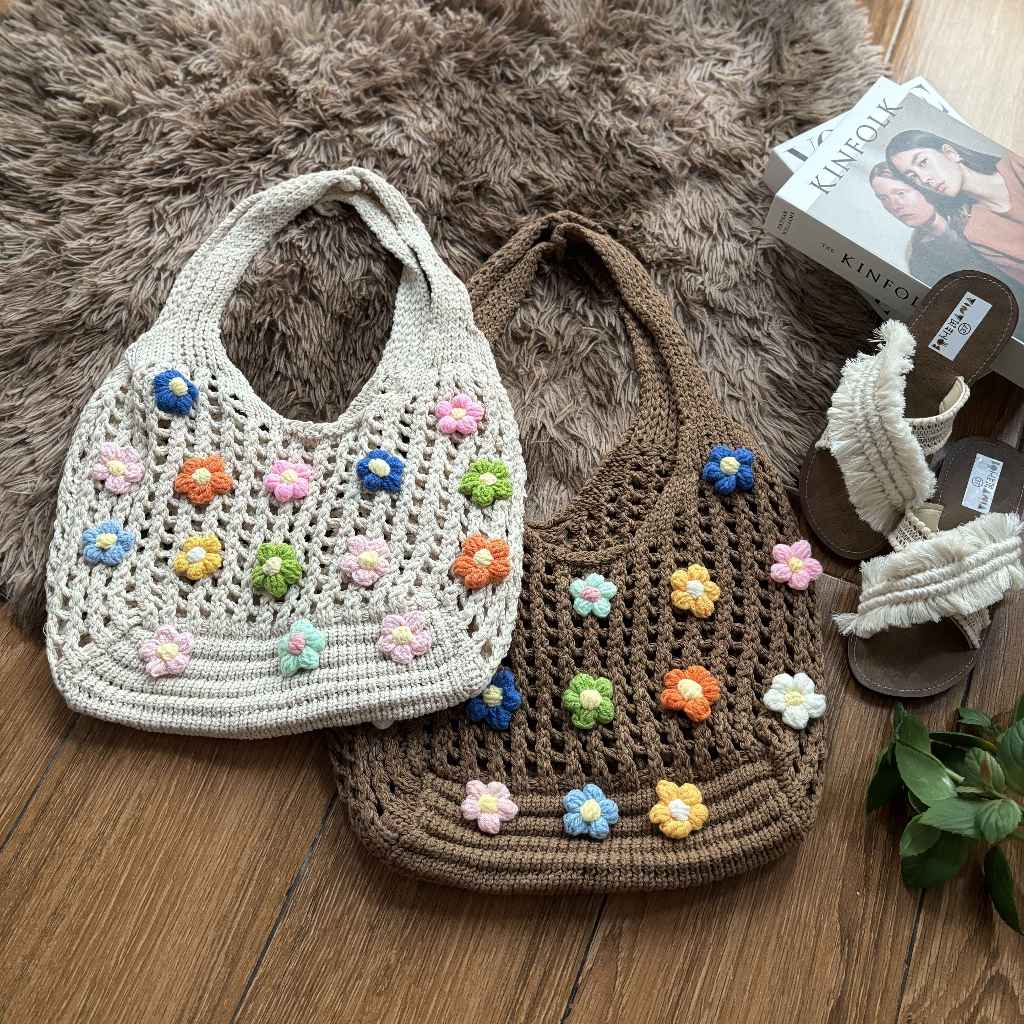 (CANGGU) TAS RAJUT / KNIT BAG CANGGU BOHEMANIA