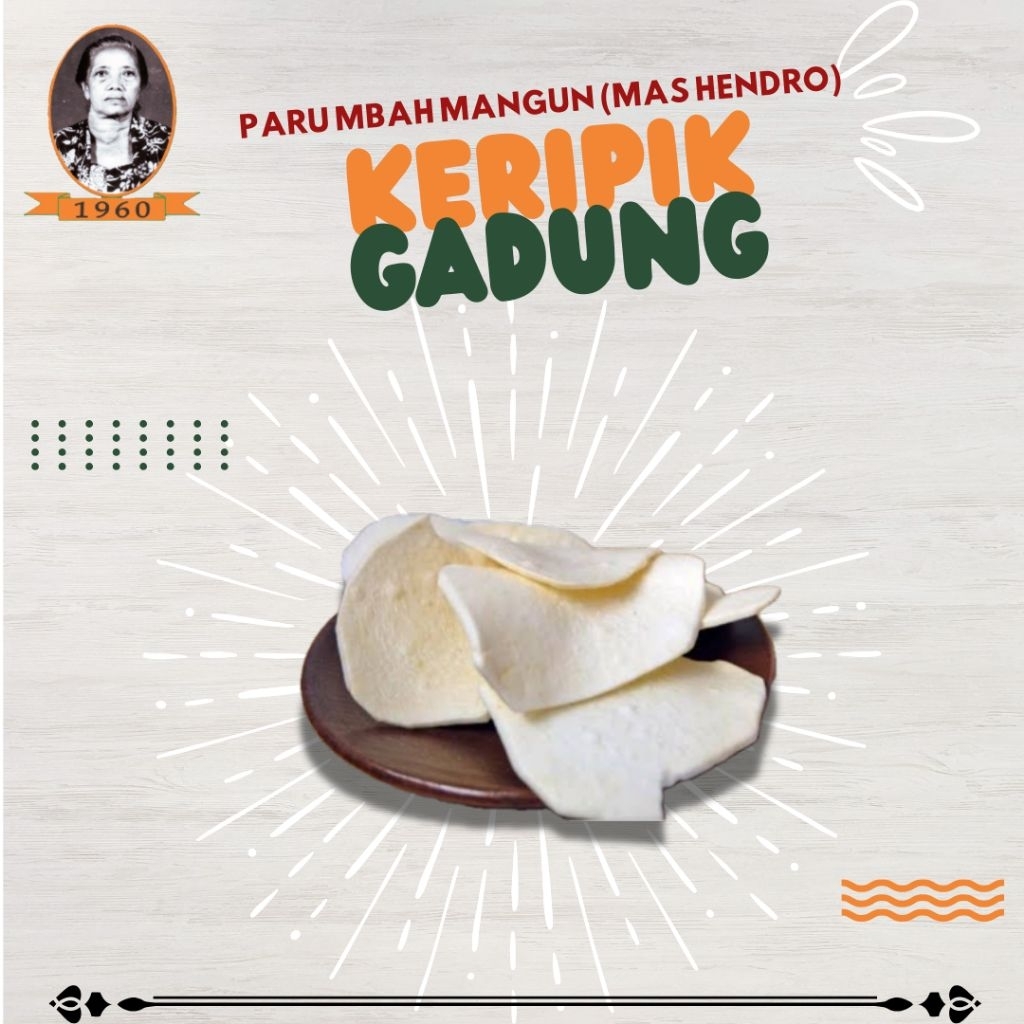 Mbah Mangun Keripik Gadung (200gr)
