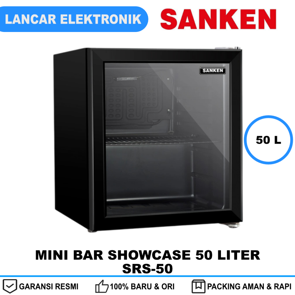 Mini Bar Showcase Sanken 50 Liter SRS-50 - Black