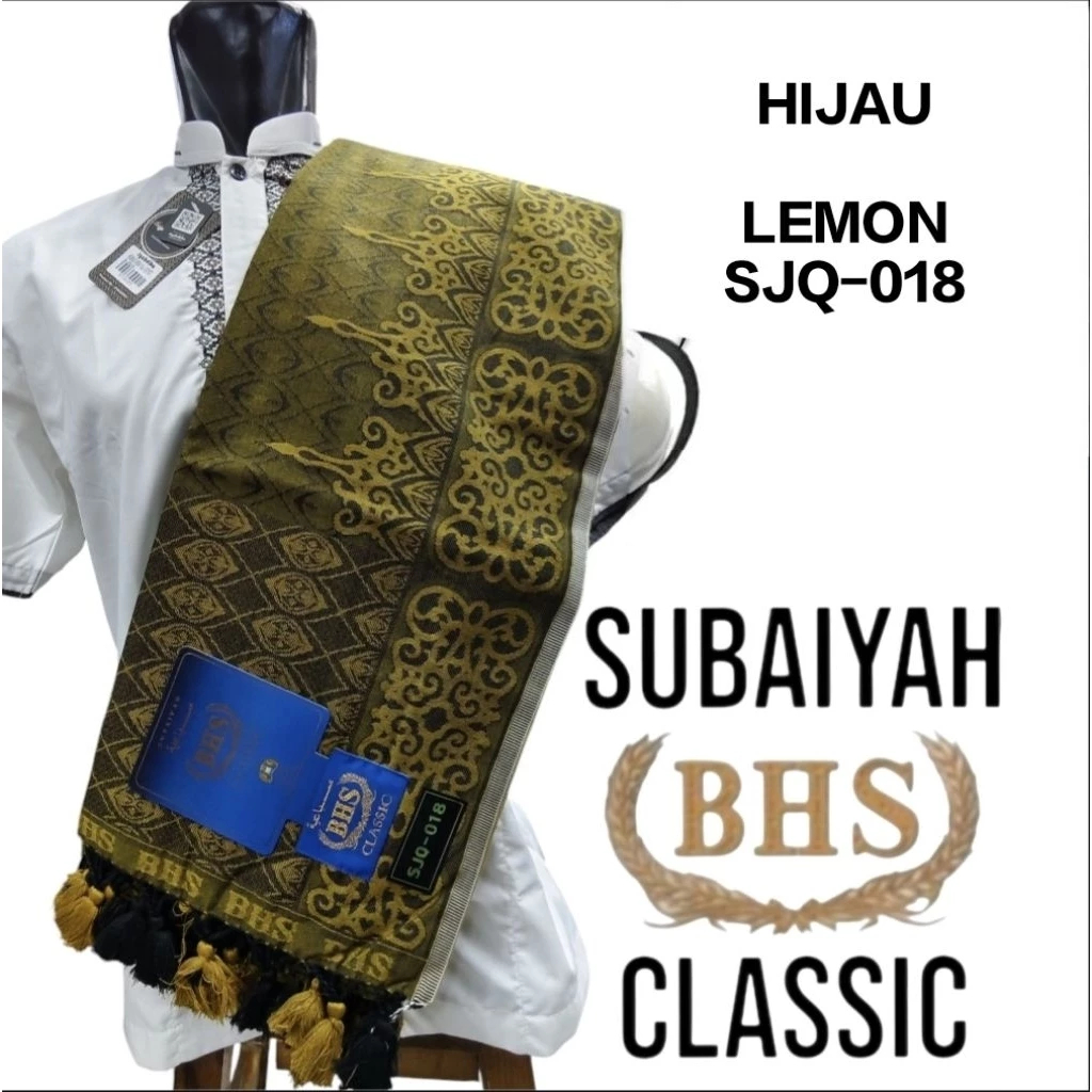 Sorban BHS Jacquard Subaiyah BHS Classic Gold Sorban bhs Classic Original