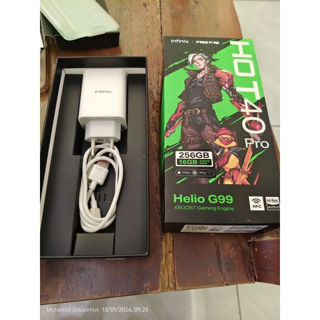 Infinix Hot 40 pro 8/256 hp second bekas murah ram 8
