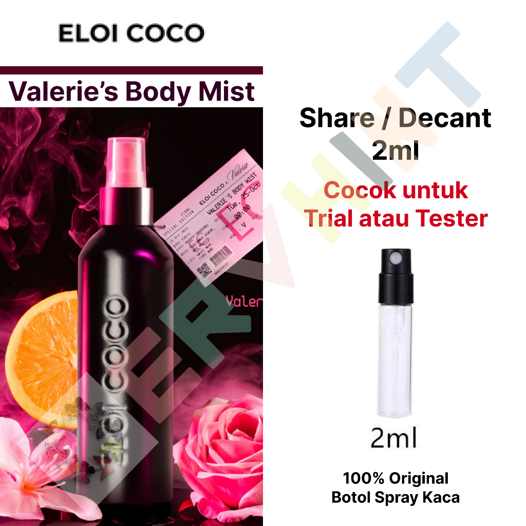 [Decant Parfum] Eloi Coco x Valerie Thomas - Valerie Body Mist | Soft Fresh Clean | Unisex