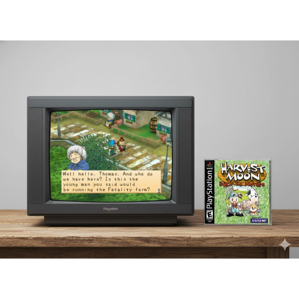 [ Game PS1 Psone Playstation ] Harvest Moon: Back to Nature