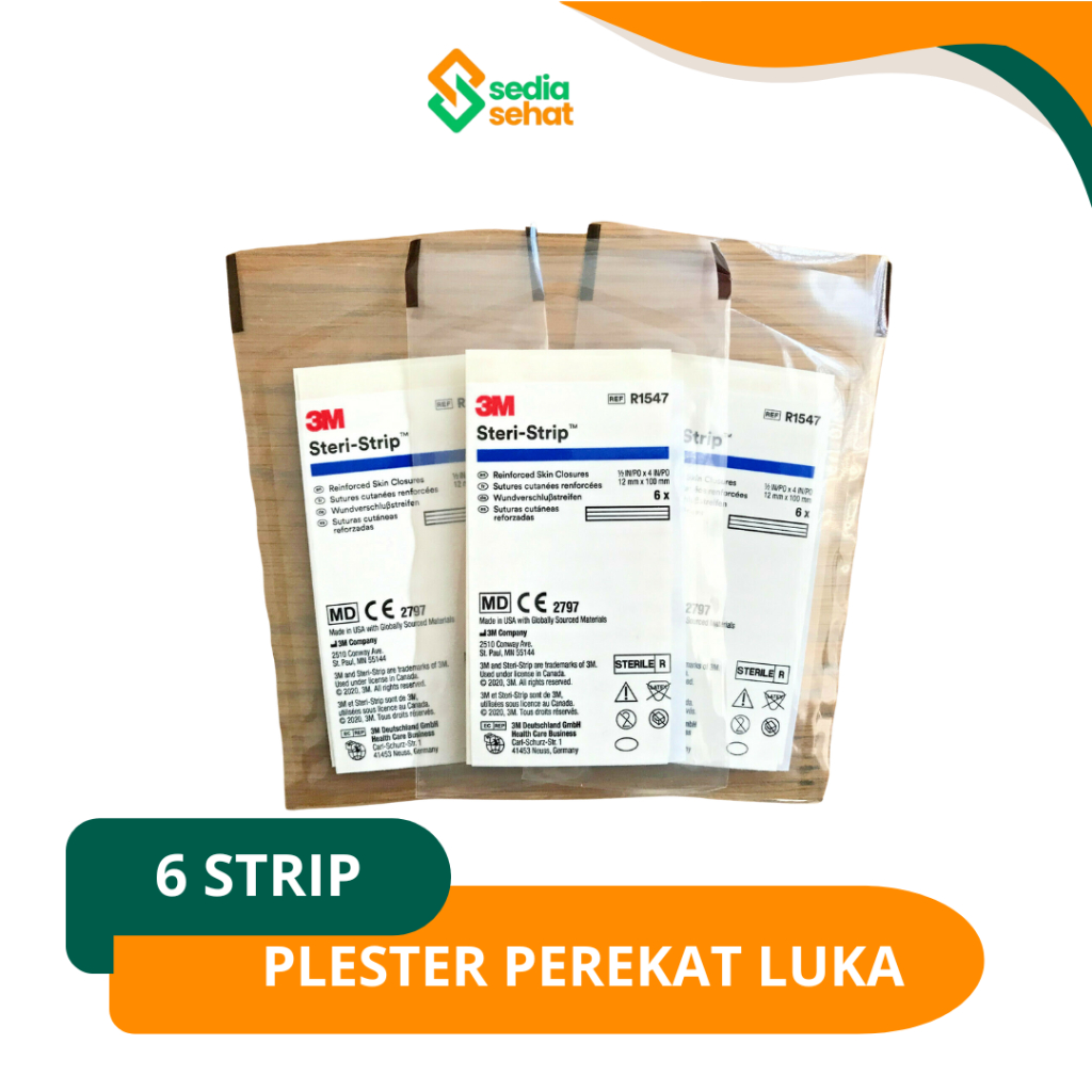 Plester Perekat Luka steri strip 3M