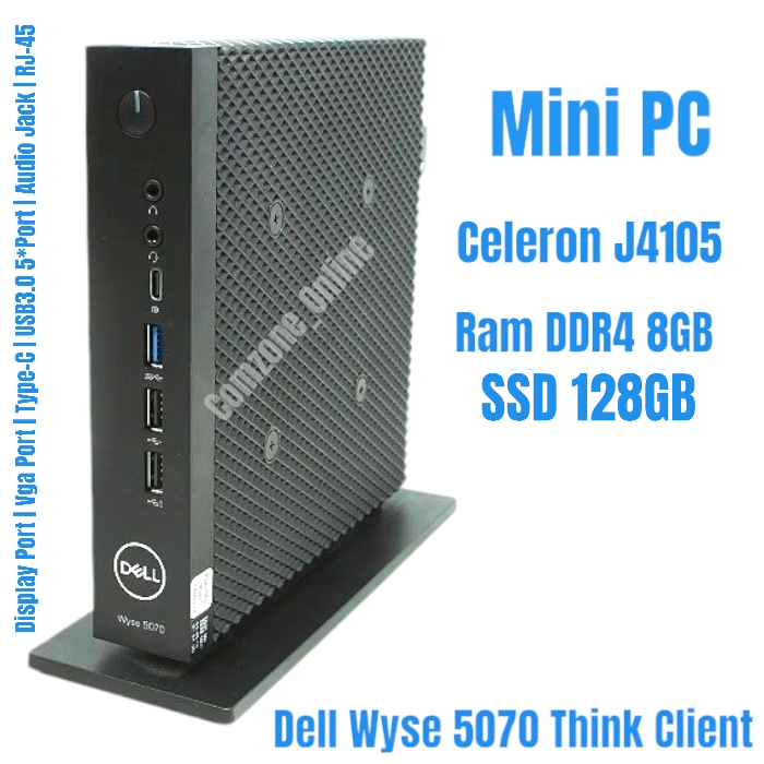 Desktop Mini PC Dell Wyse 5070 Thin Client Celeron J4105 4GB  pcd10