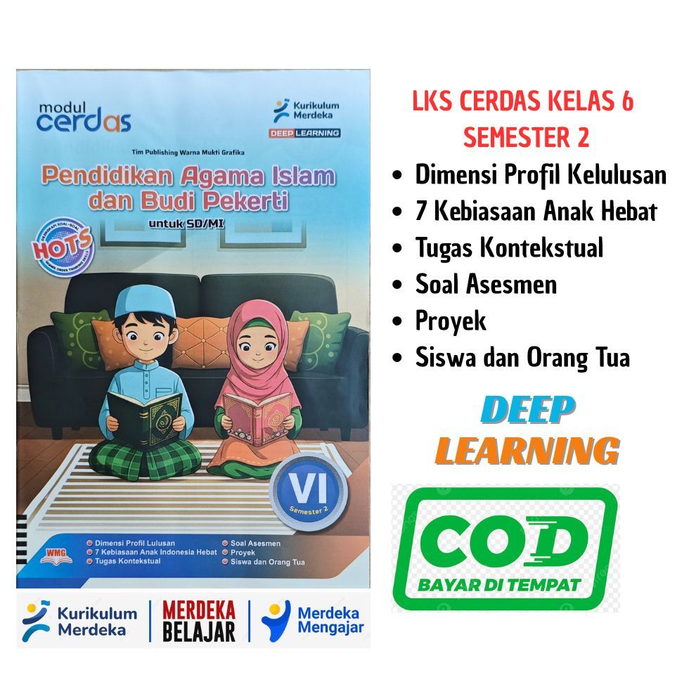 LKS CERDAS Pendidikan Agama Islam Kelas 6 Semester 2 Kurikulum Merdeka