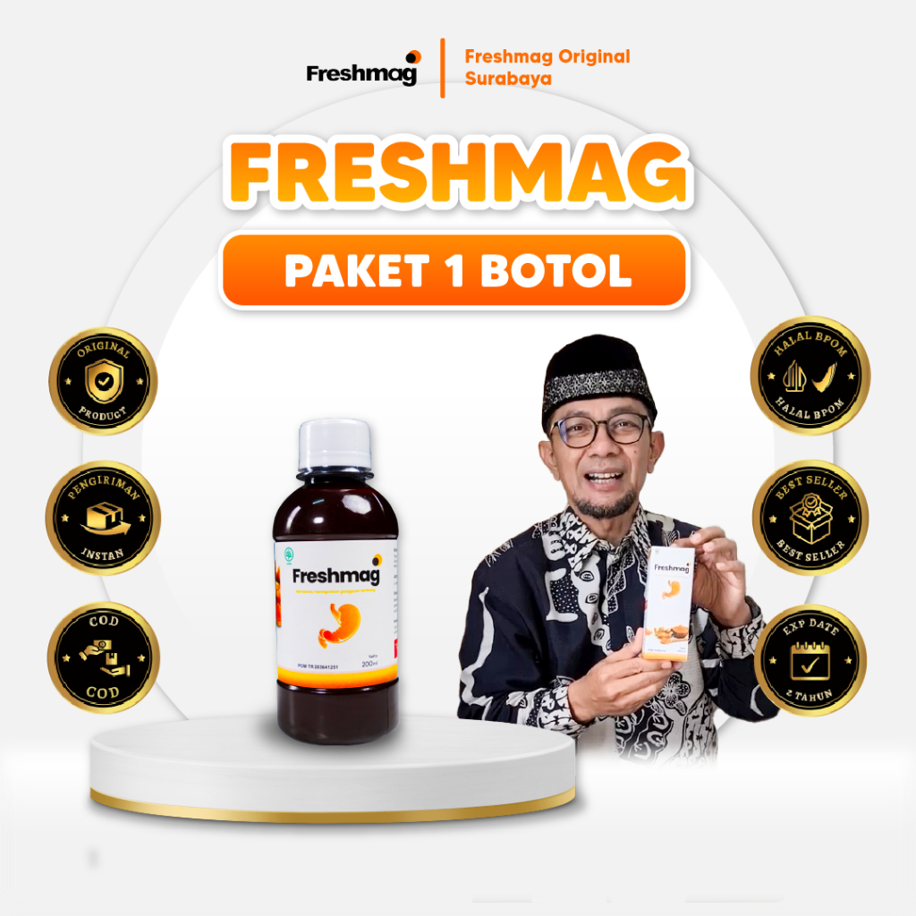 Freshmag Madu Lambung Sembuhkan Dispepsia Gangguan Pencernaan Fungsional Original Asli