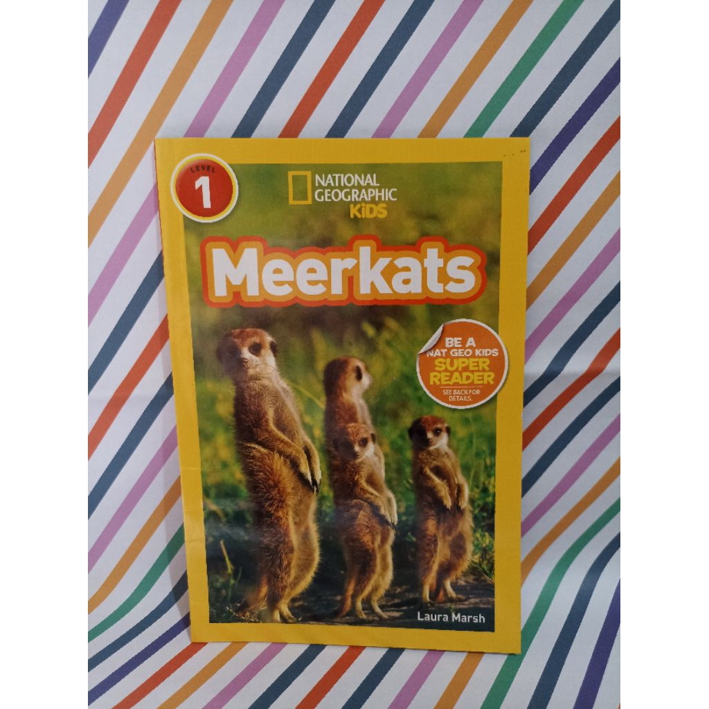 jual buku preloved natgeo kids : meerkats