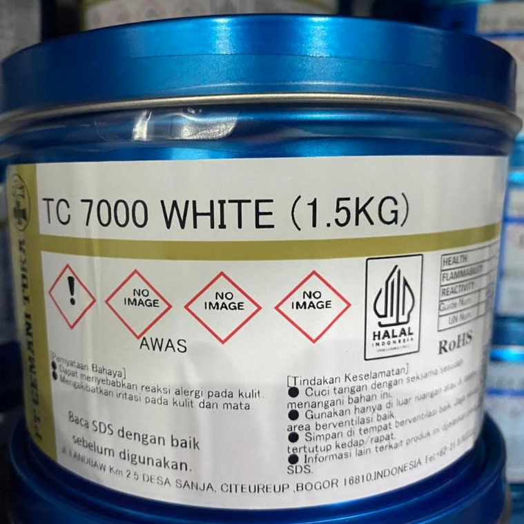 Tinta Tc 7000 White (1,5KG) cemani toka-tinta cetak