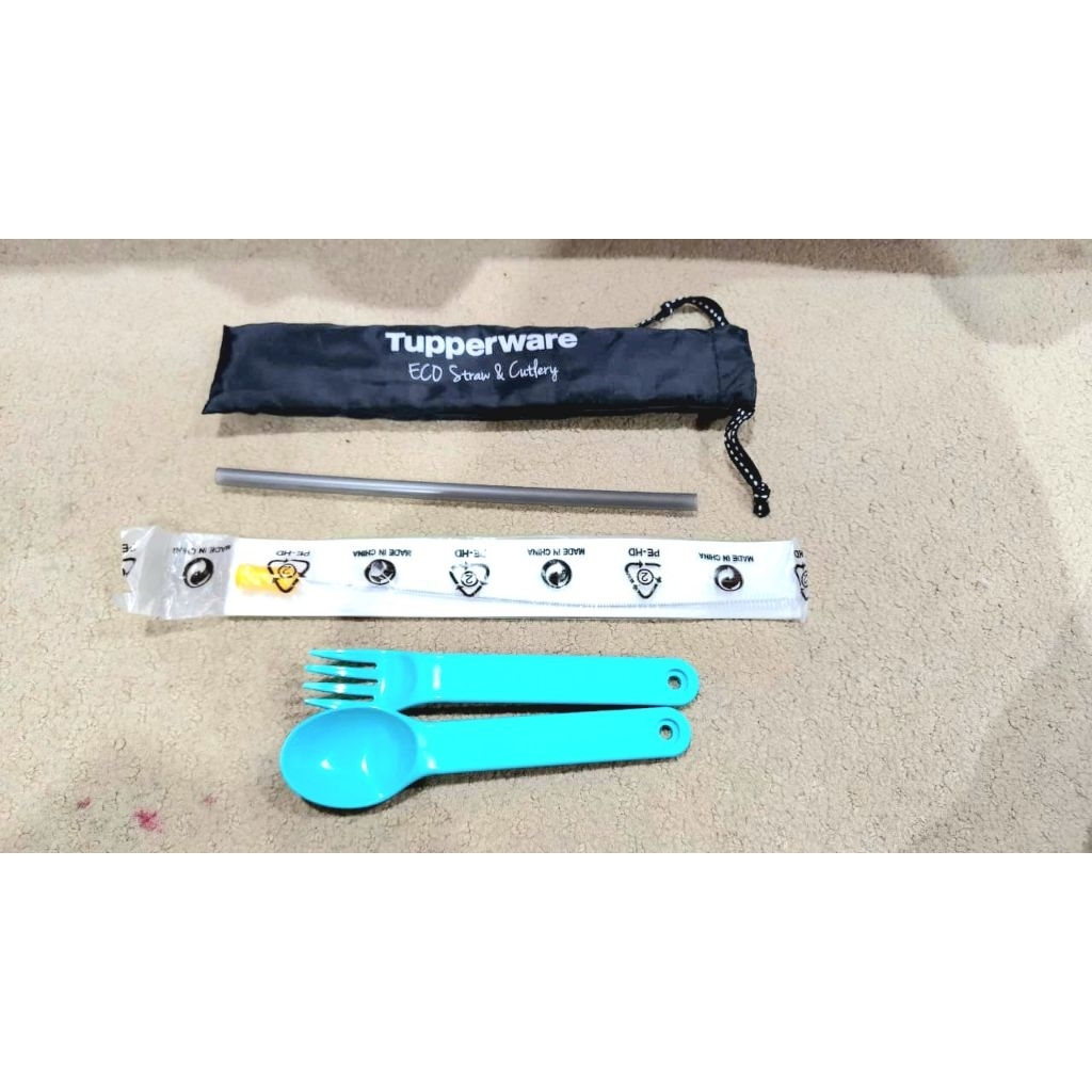 Eco straw n cutlery sedotan Tupperware