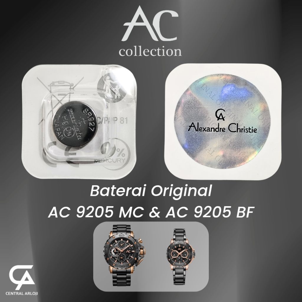 Baterai Original Alexandre Christie Collection AC 9205 MC & AC 9205 BF