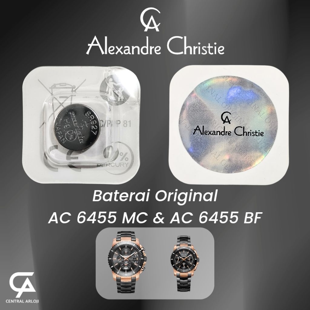Baterai Original Alexandre Christie AC 6455 MC & AC 6455 BF