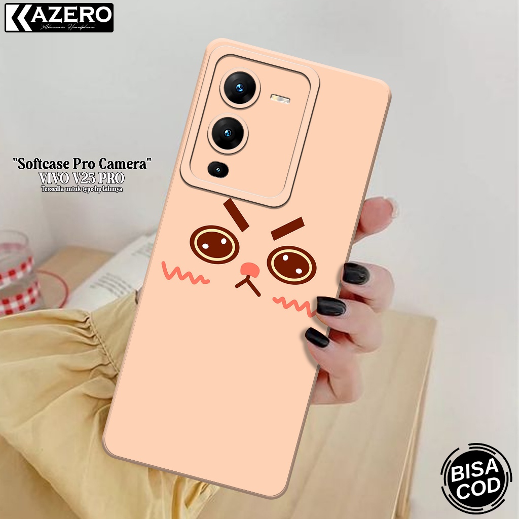 KAZERO - Case Hp VIVO V25 PRO - Fashion Case Kartun - Pro Camera - Softcase VIVO V25 PRO - Kesing VI
