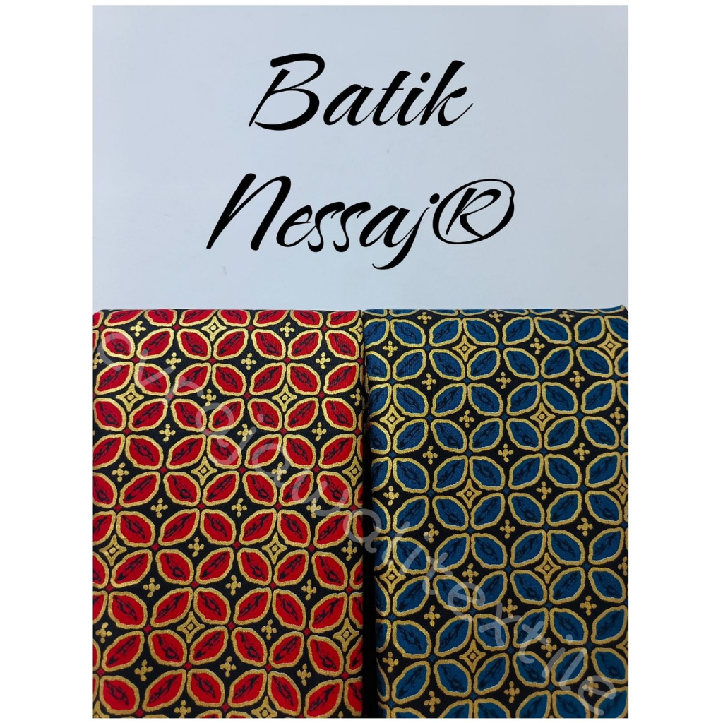 ( Per Meter ) Batik Katun Printing Nessaj Foil by CV Rajawali "NF 32940"