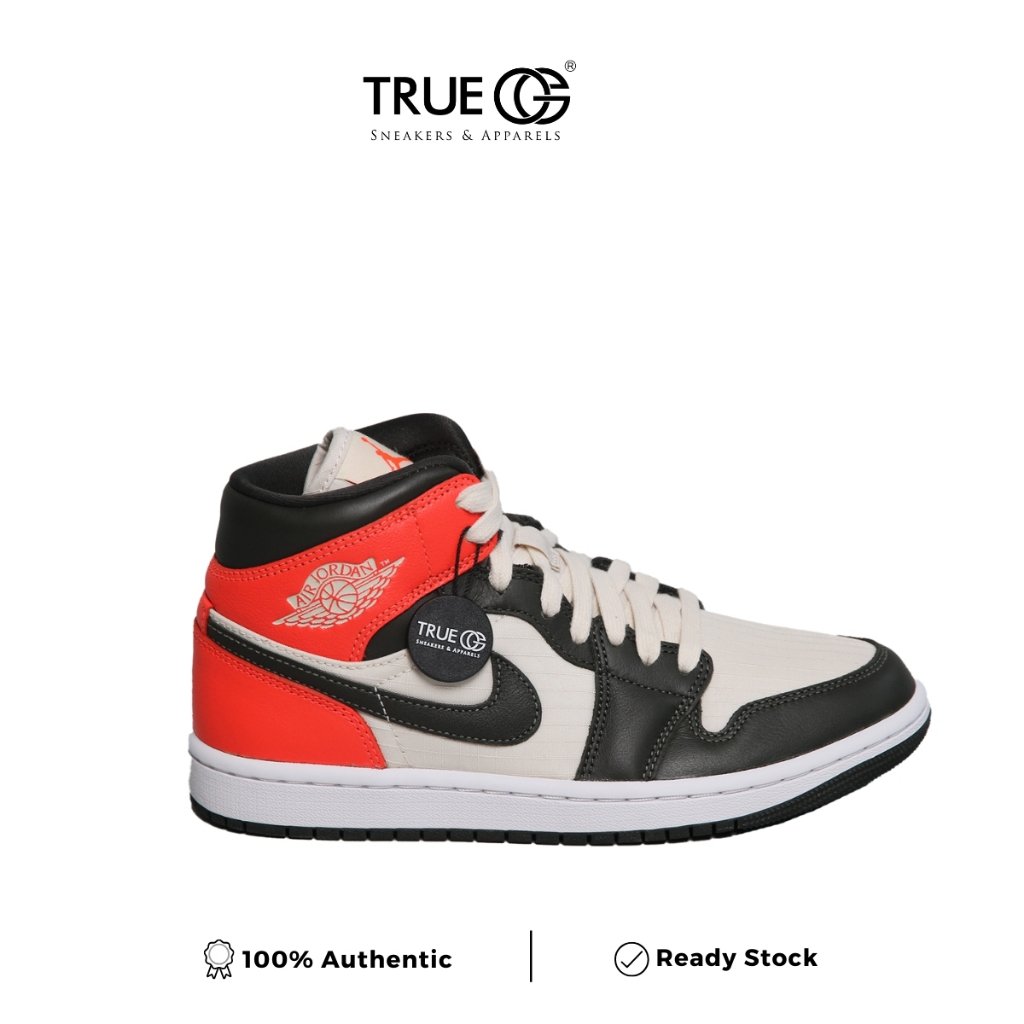 Nike Air Jordan 1 Mid Light Orewood Brown (W) Authentic