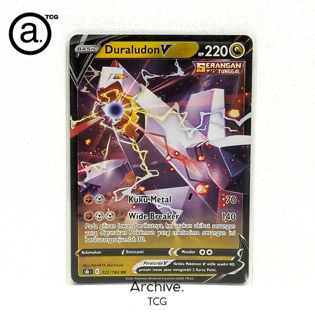 Duraludon V (122/184) Pokemon Indonesia ~ VMAX Klimaks S8B