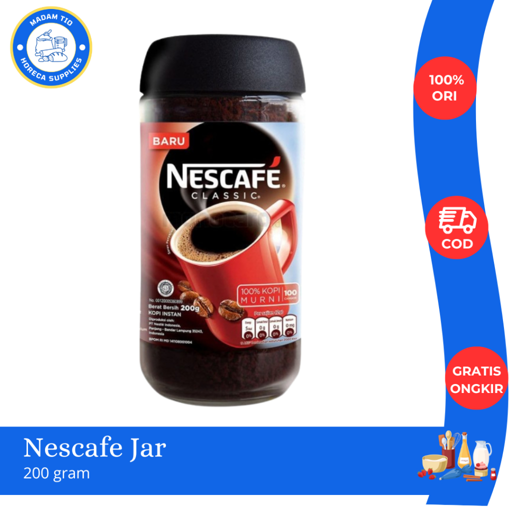 Nescafe Classic Jar 200gram 1pcs